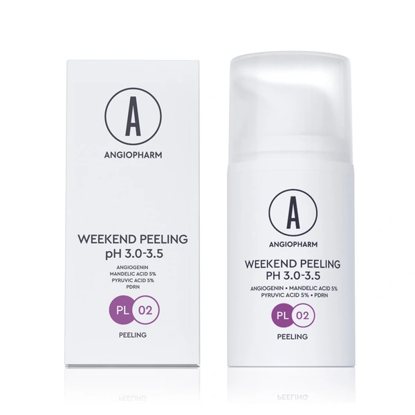 Купить Пилинг выходного дня с ПДРН Weekend Peeling Ph 3.0-3.5, 15 мл ANGIOPHARM Пилинг выходного дня с ПДРН Weekend Peeling Ph 3.0-3.5, 15 мл