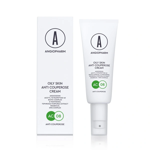 Купить Антикуперозный крем для себопрофицитной кожи Oily Skin Couperose Cream, 50 мл ANGIOPHARM Антикуперозный крем для себопрофицитной кожи Oily Skin Couperose Cream, 50 мл