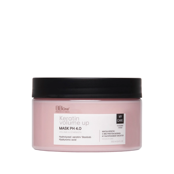 Купить Маска My Care Keratin Volume Up Mask Volume & Strength, 250 мл BB One Маска My Care Keratin Volume Up Mask Volume & Strength, 250 мл